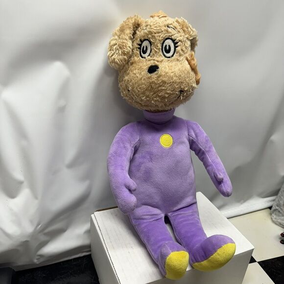 Dr Seuss Marvin K Mooney Plush Stuffed Animal Kohls Cares Purple Dog Will Go Now - Picture 2 of 8